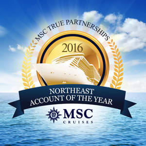 MSC Cruises Northeast Account of the Year